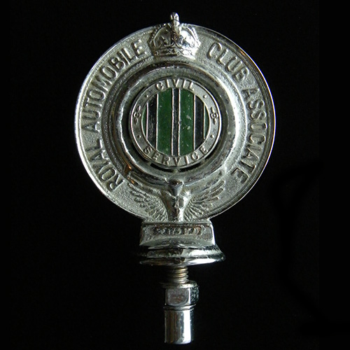 Royal Automobile Club Civil Service Club Car Badge